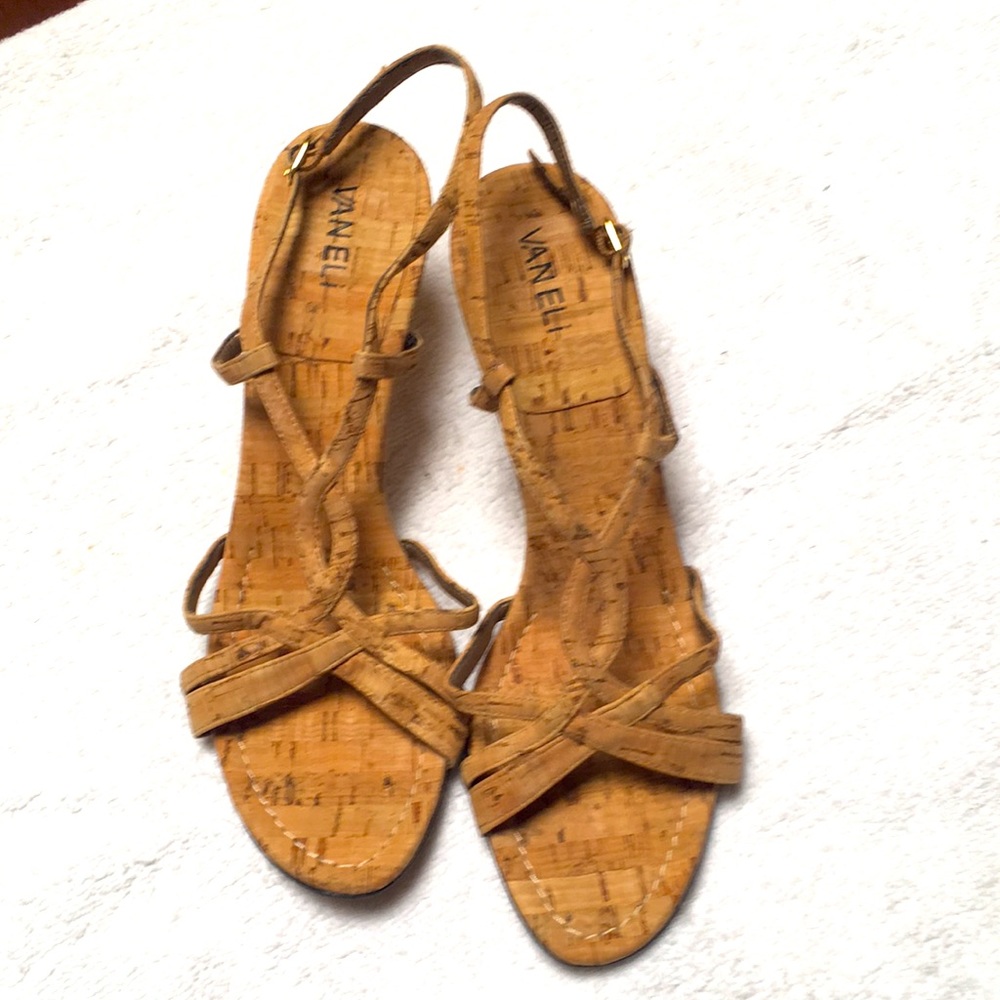 Vaneli cork sandals